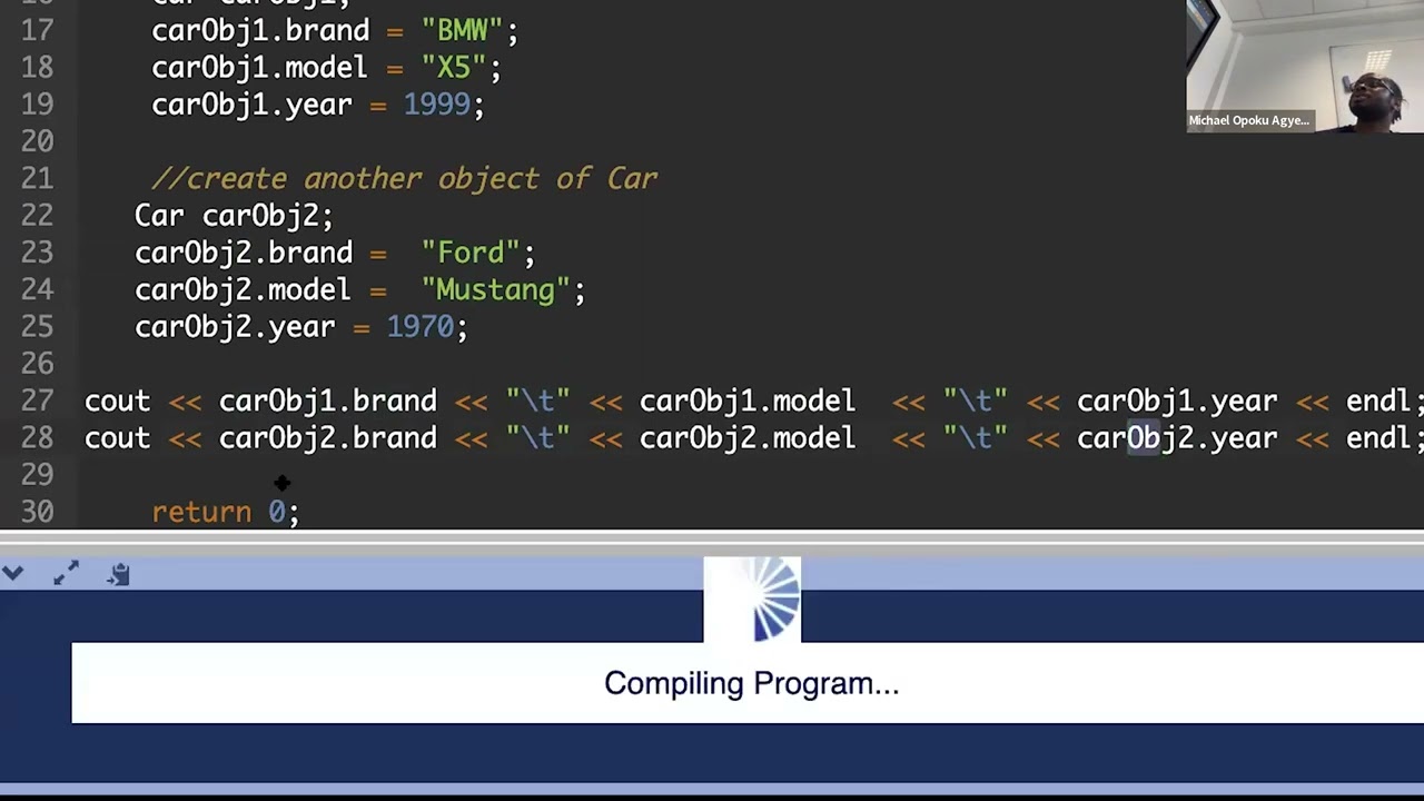 C++ Lessons Part 12 Classes Part 2 Code - YouTube