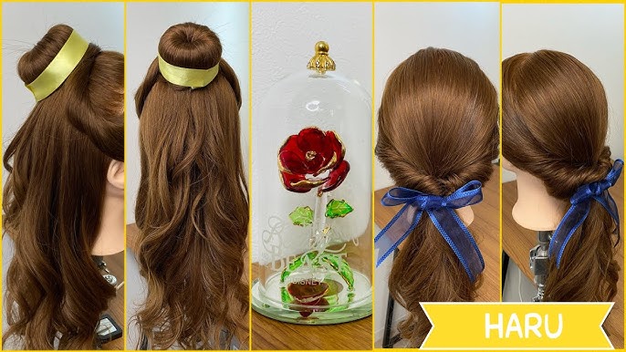 美女と野獣 ベルのプリンセスヘアー Youtube