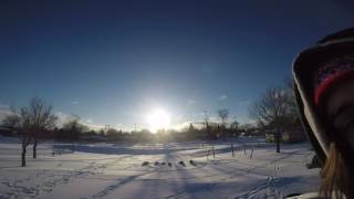 Time Lapse of Sunset at Johnson St Public School (1080p) // Barrie, Ontario, Canada // 12.03.2017