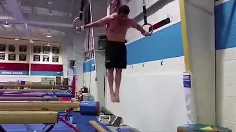 Scott Rosenthal playing on rings