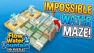 LEVEL 16 - POOLS II | Flow Water Fountain 3D Puzzle | Walkthrough, Gameplay, No Commentary