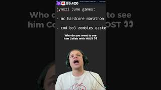How many Easter Eggs will he actually complete ? 👀 #jynxzi #clips #bo3 #cod #zombies #shorts #fyp