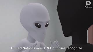 Dark Alien Says No Serbia Yes Kosovo and gets grounded 🇷🇸🇽🇰😨😱