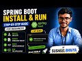 Spring Boot Installation &amp; Setup in Hindi | Spring Boot Kaise Start Kare? |IntelliJIDEA Tutorial Run