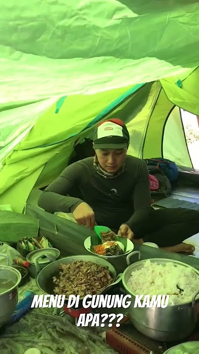 Menu makan waktu mendaki kamu apa??? #gunung #explorependaki #camping #pendakigunungindonesia