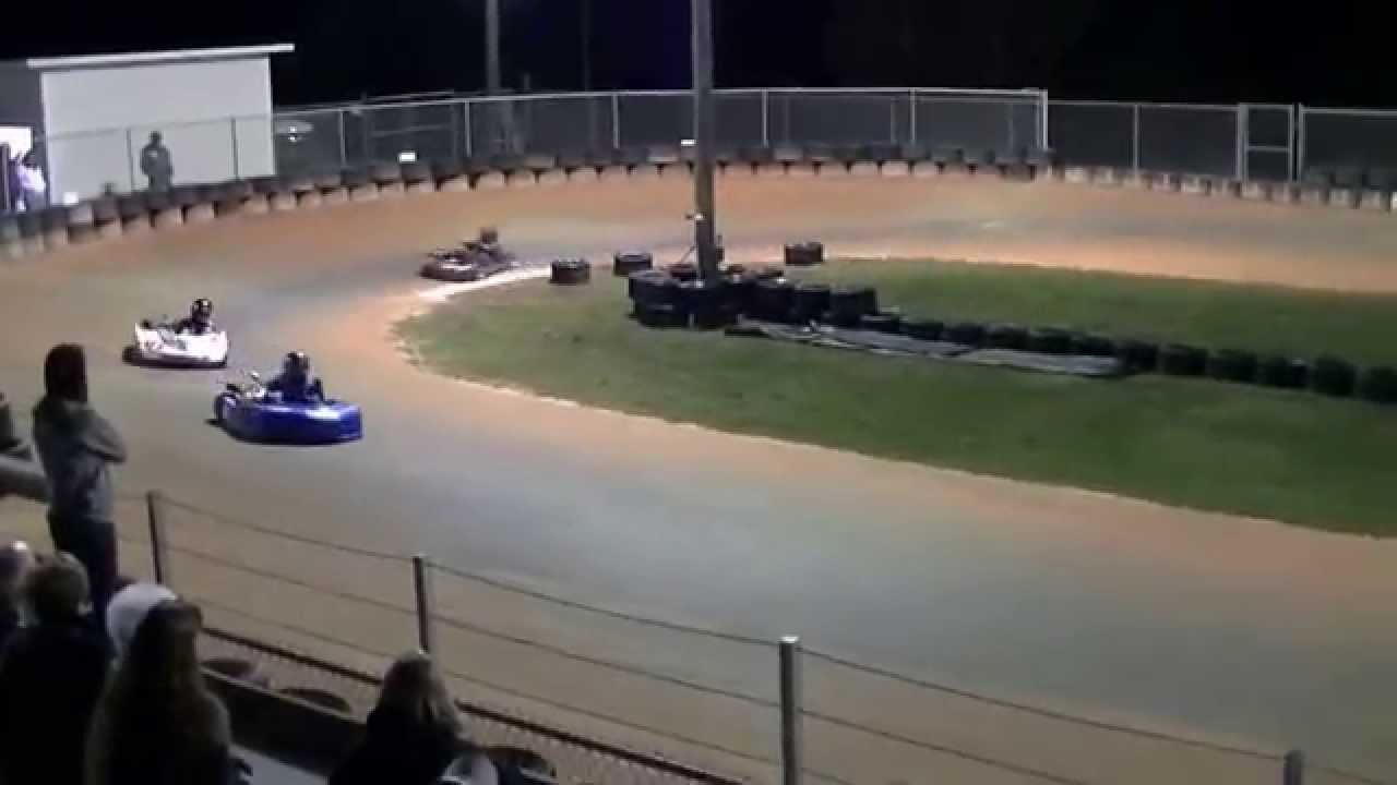 Dirt Track Go Kart Racing Jr 1 Feature New Smyrna Beach Youtube