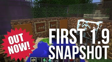 MINECRAFT 1.9 SNAPSHOT IS OUT! [15w31a]
