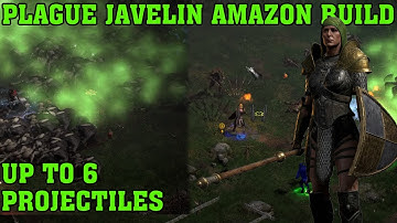 🔥 Diablo 2 Resurrected – Plague Javelin Amazon Build Up To 6 Projectiles !