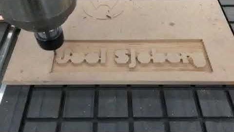 AccTek mini cnc router AKG1212 engraving wood test for Joel