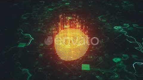 Digital Fingerprint Animated | Motion Graphics - Videohive template