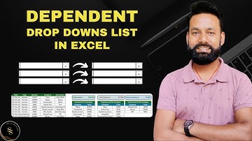 Create Multiple Dependent Drop-Down Lists in Excel | Creating Dependent Drop Down Lists