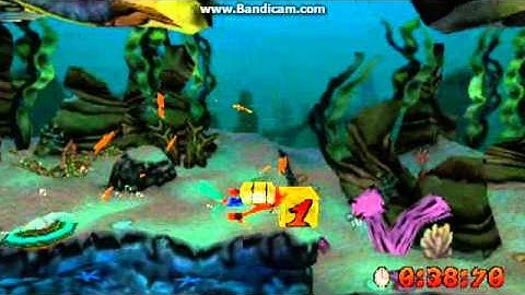 Crash Bandicoot 3: Warped - Level 12 Deep Trouble - 1:01:46
