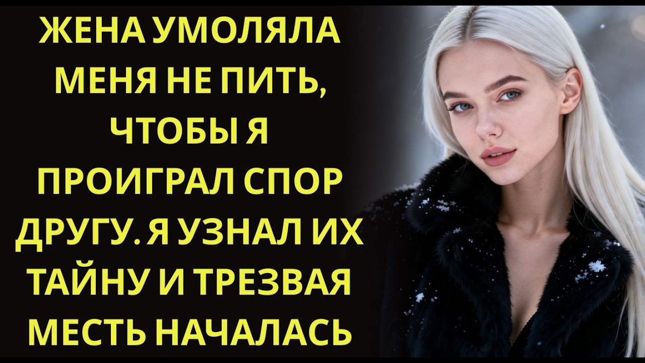 Жена умоляла меня не пить, чтобы я проиграл спор другу  Я узнал их тайну и трезвая месть началас
