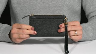 Marc Jacobs The Top Zip Wristlet Wallet SKU: 9836246 - YouTube