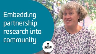 Embedding partnership research into community