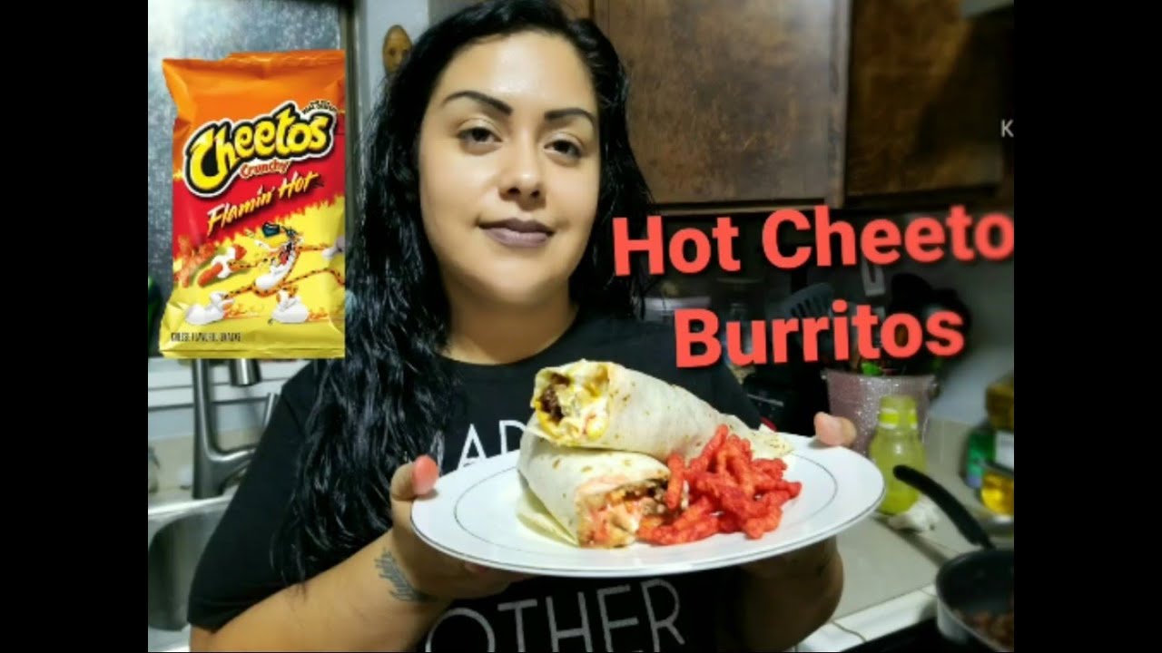 Hot Cheeto burritos at home