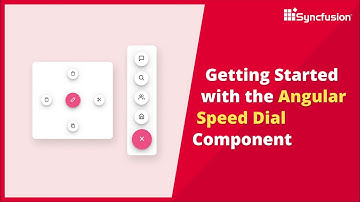 Getting Started with the Angular Speed Dial Component