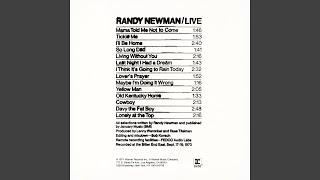 Video thumbnail of "Randy Newman - Cowboy (Live)"