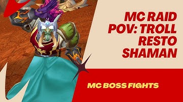 Molten Core Healing as Resto Shaman – Classic Fresh Anniversary Raid w/ Unphased