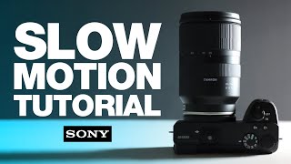 The Best Sony Slow Motion Settings (Works for A6400 & A6600)