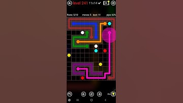 How To Solve Flow Free 11x14 Mega Mania Pack Level 241 Board Walk Through Solution Walkthrough