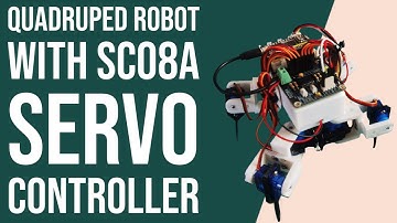 Quadruped Robot With SC08A Servo Controller