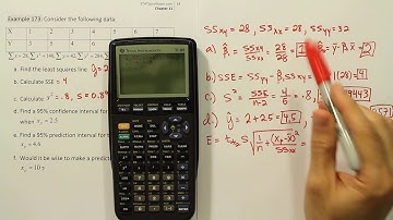 Simple Linear Regression: from model to prediction, example 173