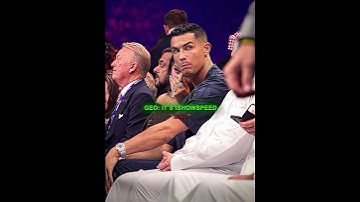 Ronaldo Reacts to IshowSpeed