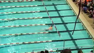 Max McHugh Breaks National High School/National Age Group Record in 100 yard breaststroke