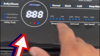 Cómo DIAGNOSTICAR y BORRAR códigos de error en Lavadora Whirlpool Cabrio #lavadora #whirlpool 