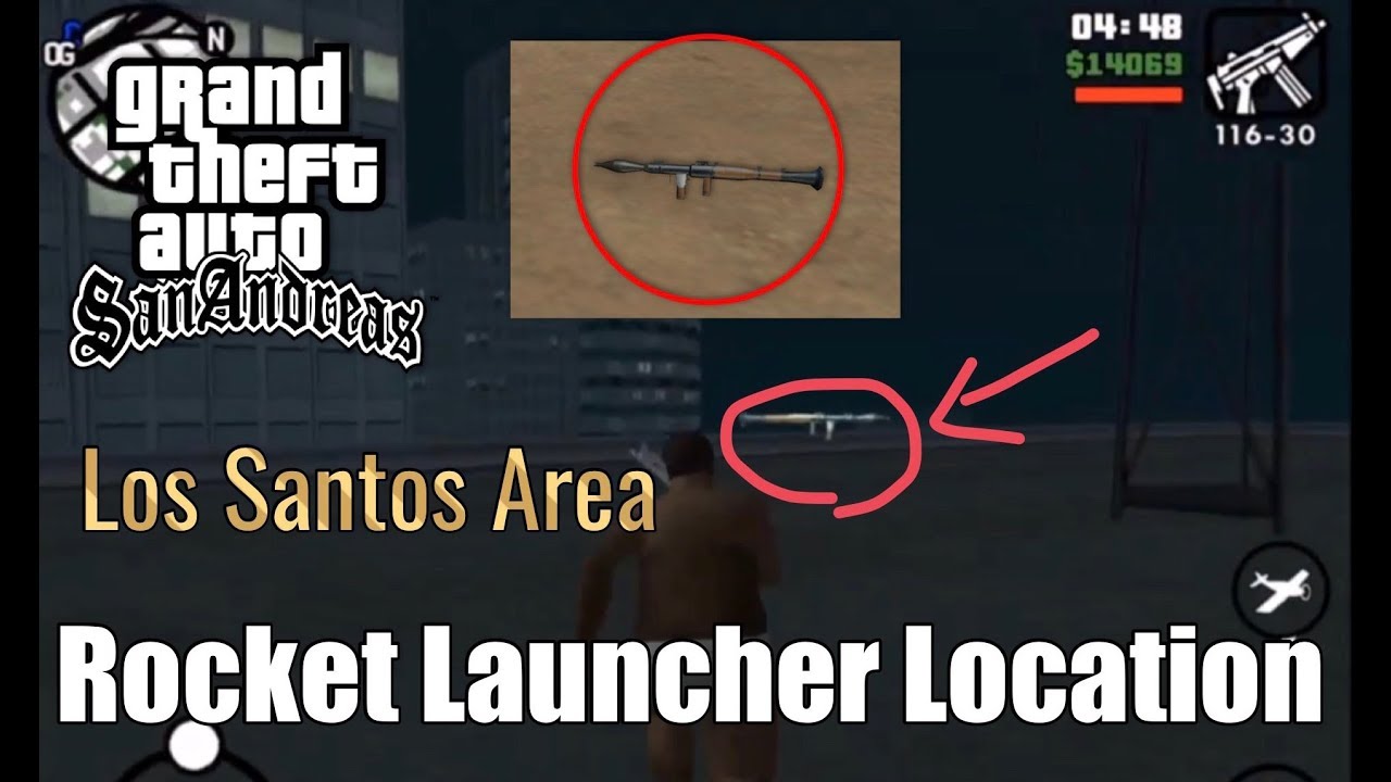 Beginning How to Find a Rocket Launcher in Los Santos GTA San