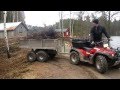 Honda Foreman With rv4000 trailer