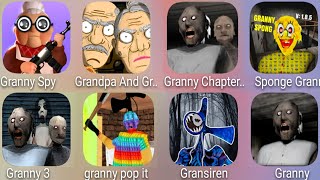 Granny Chapter Two,Sponge Granny,Gransiren,Granny 3,Sponge Granny,Grandpa And Granny,Granny Spy..... screenshot 3