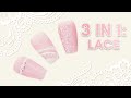 Shockingly Easy Lace Nail Art | 3 in 1 Lace Nails | Simple Wedding Nail Inspo