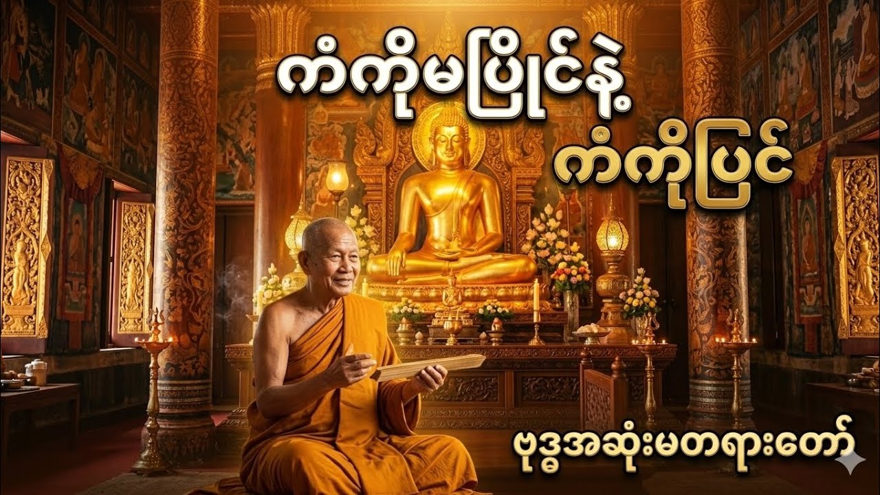 ကံဆိုးတယ်လို့ မညည်းပါနဲ့ – ကိုယ်ကိုပြင်လိုက်ပါ | တရားတော်