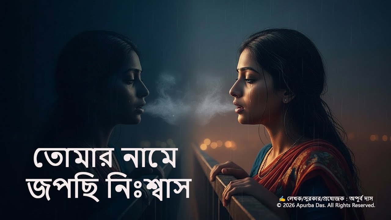 তোমার নামে জপছি নিঃশ্বাস । tomar name jopchhi nishas ।  । স্বরচিত কাব্যের গান