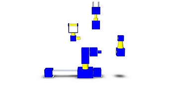 Exploded View of Power Cube Robot