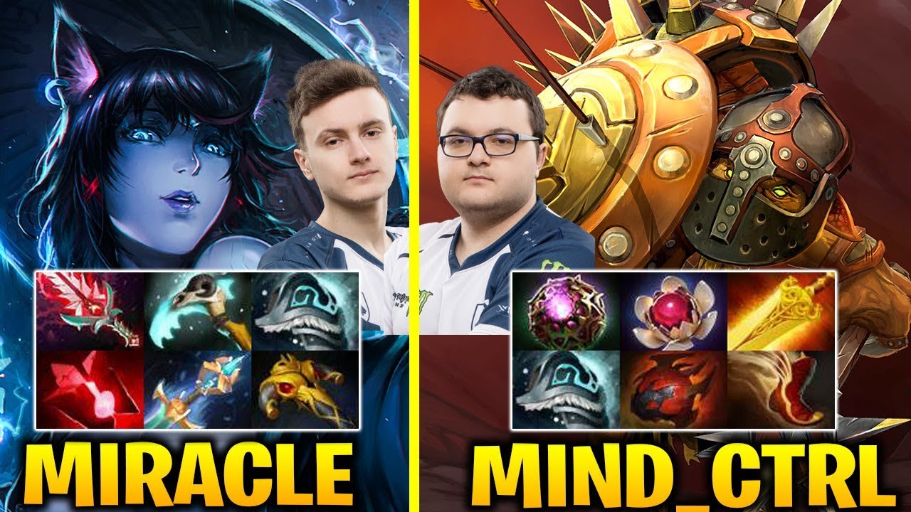 MIRACLE vs MINDCONTROL - CRAZY MADNESS GAME Dota 2 7.17
