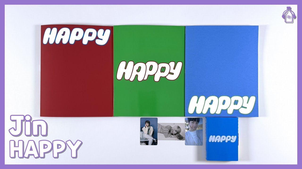 Jin (BTS) 'HAPPY' Standard & Weverse Albums Versions +