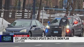 Gov. Lamont provides update on state snow plan in Hartford