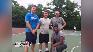 WTNH Sports Guys play a little 2-on-2