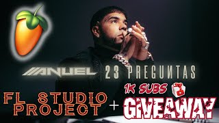 Anuel AA - 23 Preguntas | Remake Instrumental (Fl Studio) + 1k Subs GiveAway.