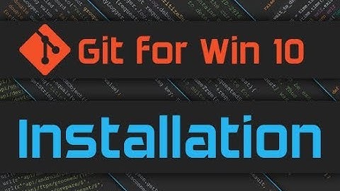 Install Git on Windows 10
