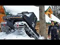 Deep Snow Logging in the Canadian Wilderness / Ep79 / Outsider Log Cabin