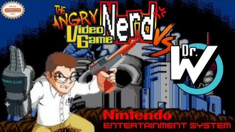 The Angry Video Game Nerd Vs Dr Wily - Nintendo Hack NES Gameplay.