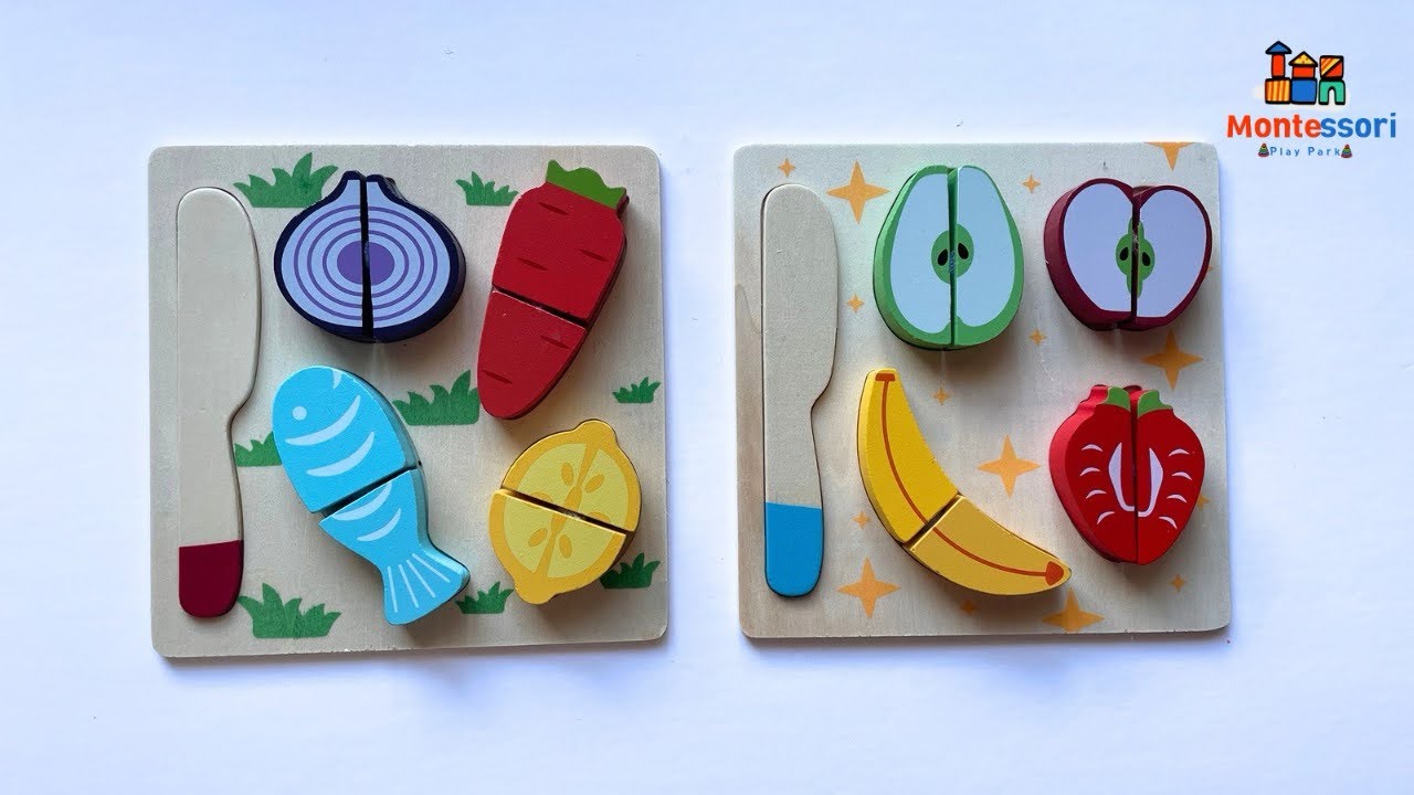 Φρούτα και Λαχανικά | Φτιάχνω Σούπα και Φρουτοσαλάτα | Ξύλινα Παιχνίδια