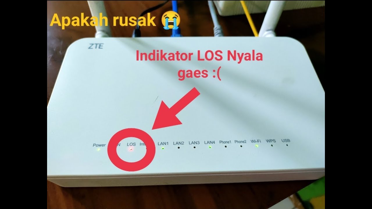 Модем Huawei Los горит красным Модем горит красным лос