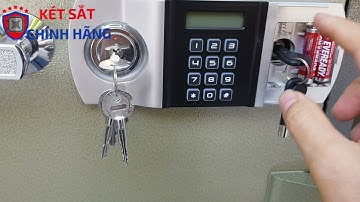 Hướng dẫn sử dụng két sắt điện tử hàn quốc trusafe E45