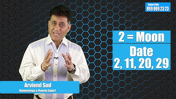 Numerology for Number 2 I Numerology for Date of birth 2,11,20 or 29 I Numerologist Arviend Sud