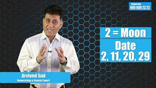 Numerology for Number 2 I Numerology for Date of birth 2,11,20 or 29 I Numerologist Arviend Sud